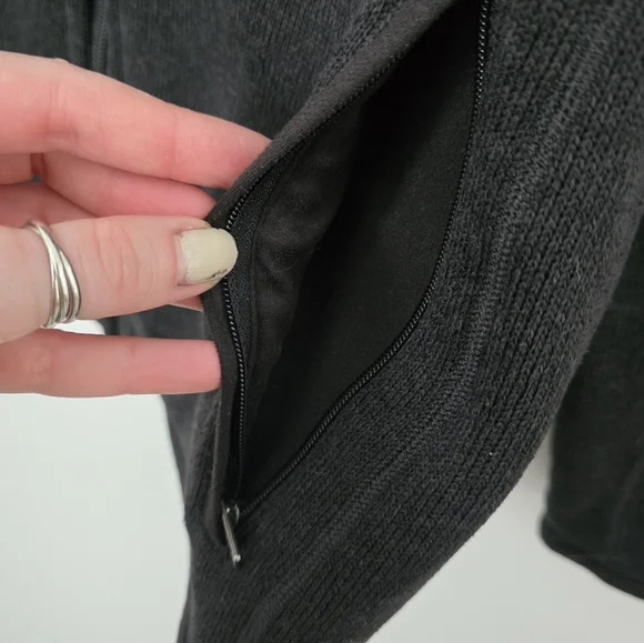 Women's Patagonia Better Sweater Black Fleece Jacket Medium Outdoors - Picture 7 of 7